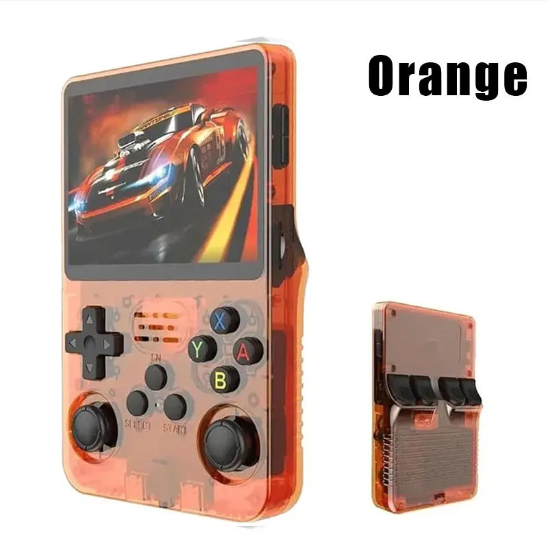 128GB R36S Retro Handheld Video Game Console 3.5Inch IPS Screen Player Kid Portable Pocket Video Player Games Arkos System