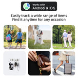 Smart Bluetooth GPS Tag Tracker Work with Android IOS APP Anti Lost Reminder Device Anti-loss Rated Locator Car Key Pet Finder