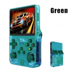 128GB R36S Retro Handheld Video Game Console 3.5Inch IPS Screen Player Kid Portable Pocket Video Player Games Arkos System